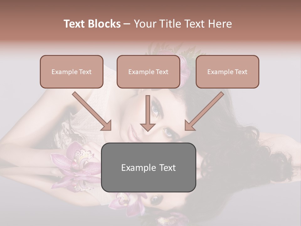 Pink Lying Professional PowerPoint Template