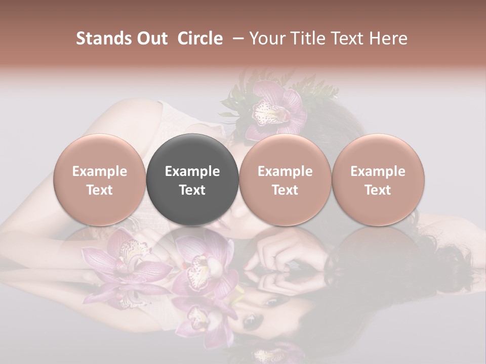 Pink Lying Professional PowerPoint Template