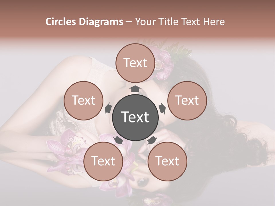 Pink Lying Professional PowerPoint Template