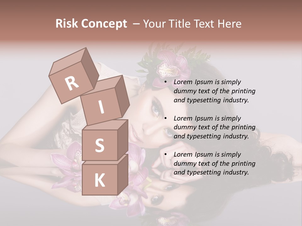 Pink Lying Professional PowerPoint Template