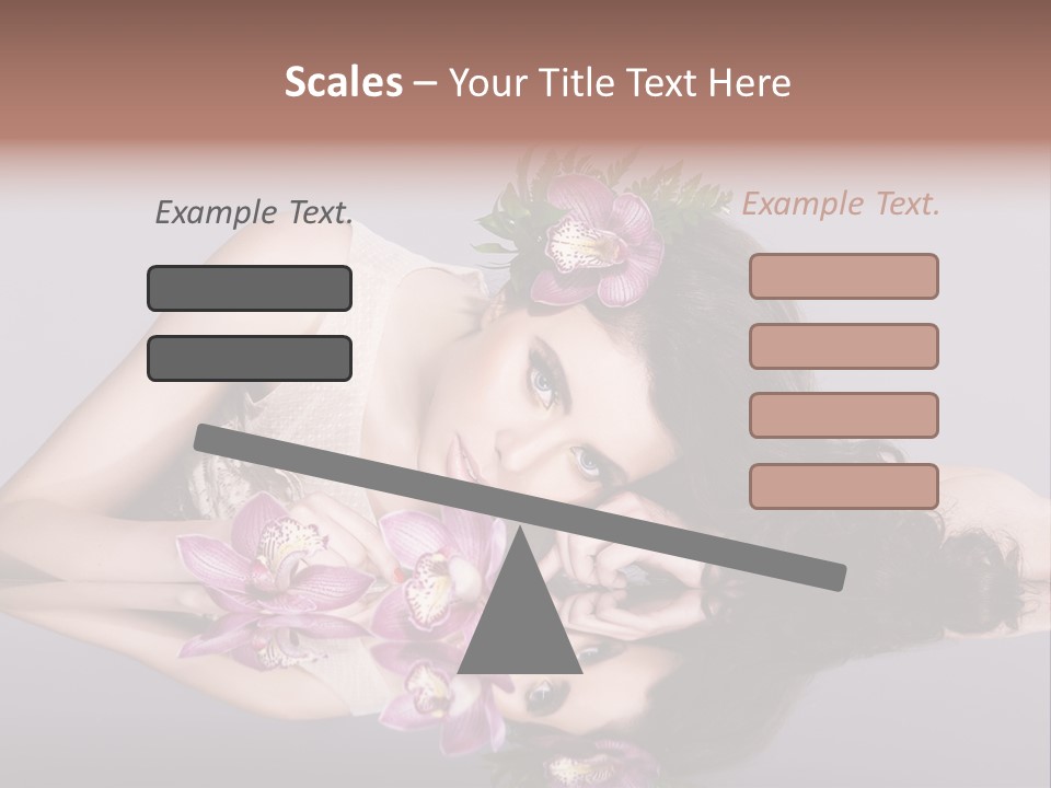 Pink Lying Professional PowerPoint Template