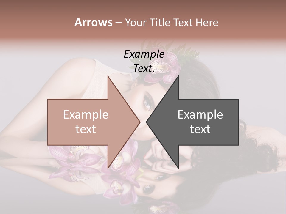 Pink Lying Professional PowerPoint Template