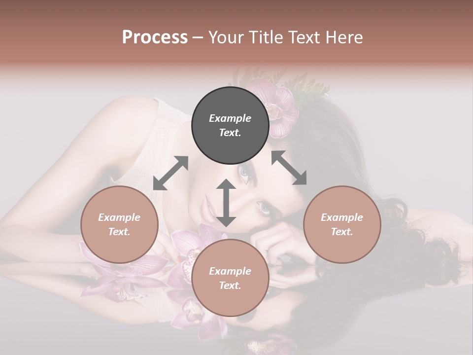 Pink Lying Professional PowerPoint Template