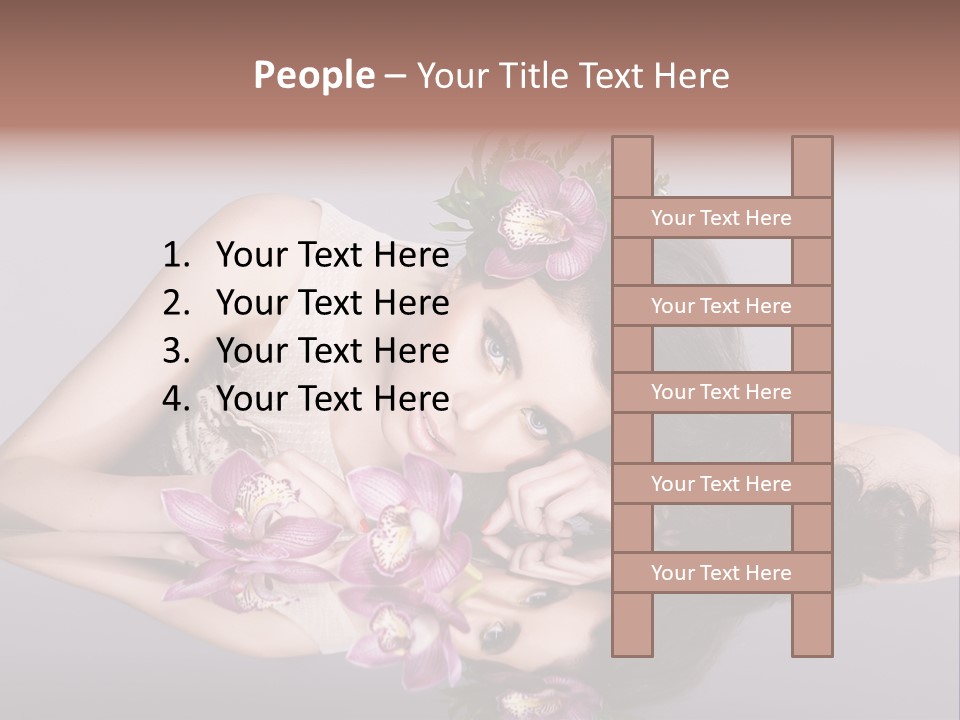 Pink Lying Professional PowerPoint Template