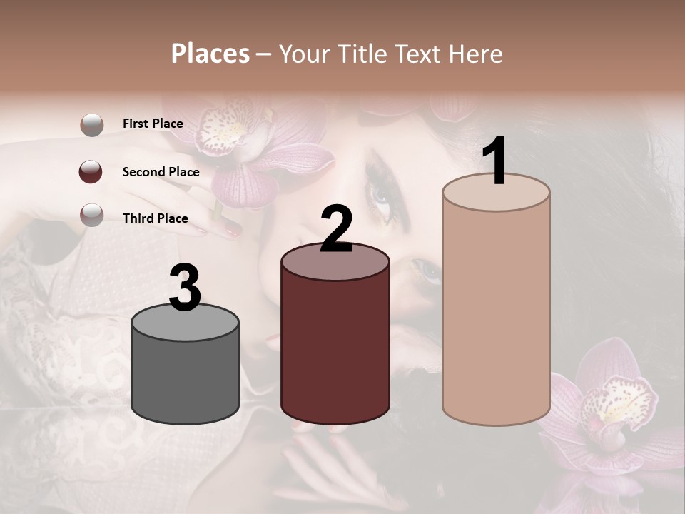 Pretty Eyeshadow Lips PowerPoint Template