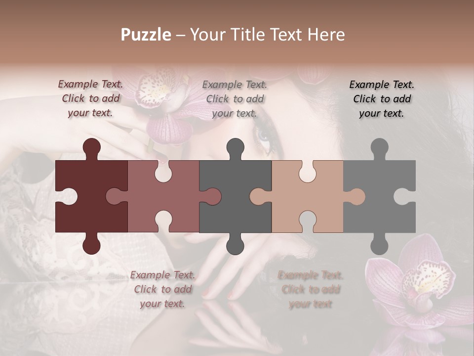 Pretty Eyeshadow Lips PowerPoint Template