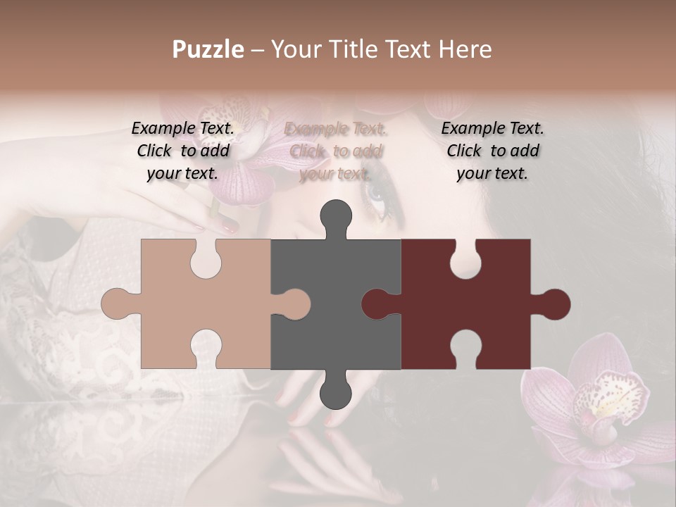 Pretty Eyeshadow Lips PowerPoint Template