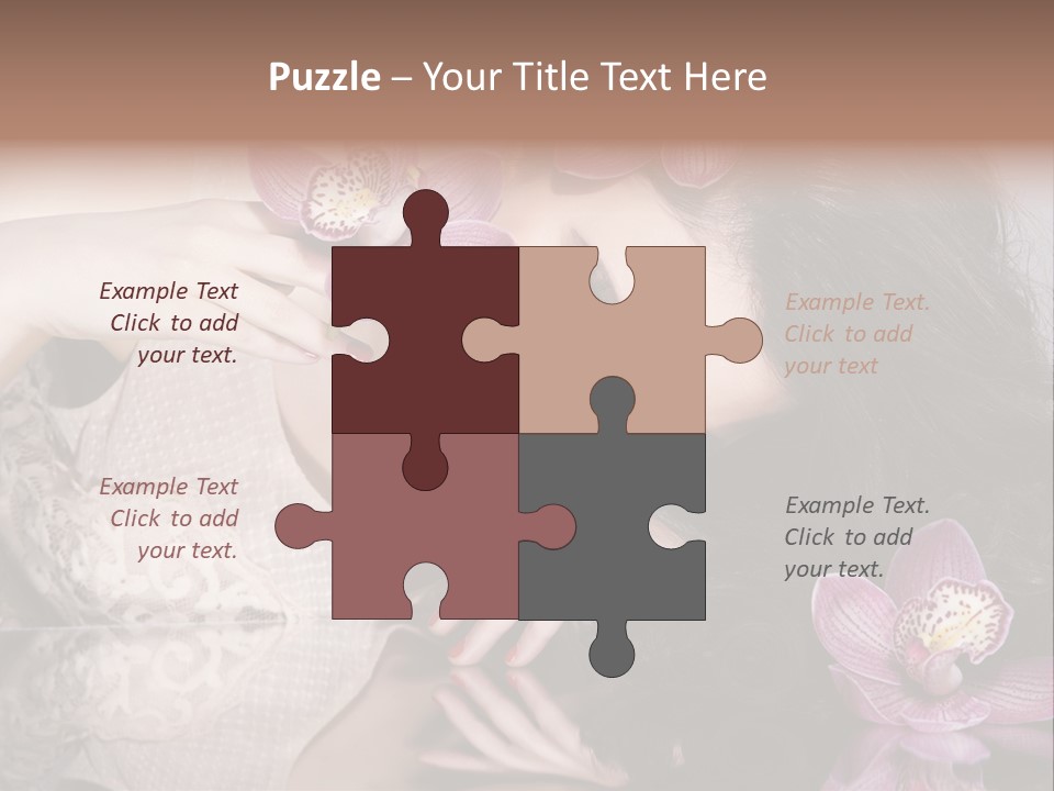 Pretty Eyeshadow Lips PowerPoint Template