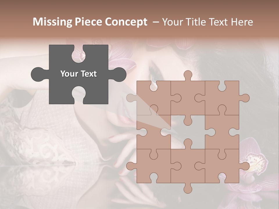 Pretty Eyeshadow Lips PowerPoint Template