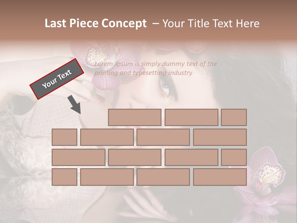 Pretty Eyeshadow Lips PowerPoint Template