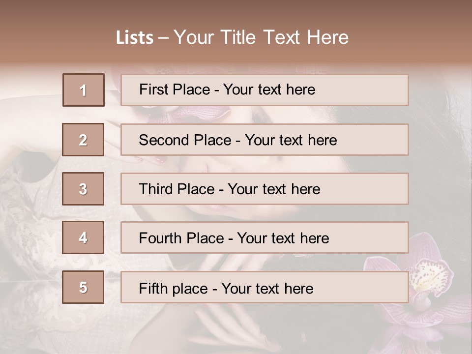 Pretty Eyeshadow Lips PowerPoint Template