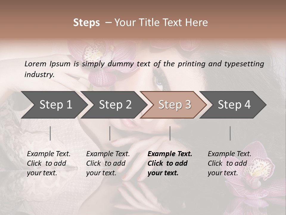 Pretty Eyeshadow Lips PowerPoint Template