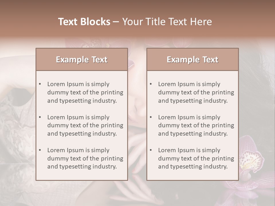 Pretty Eyeshadow Lips PowerPoint Template