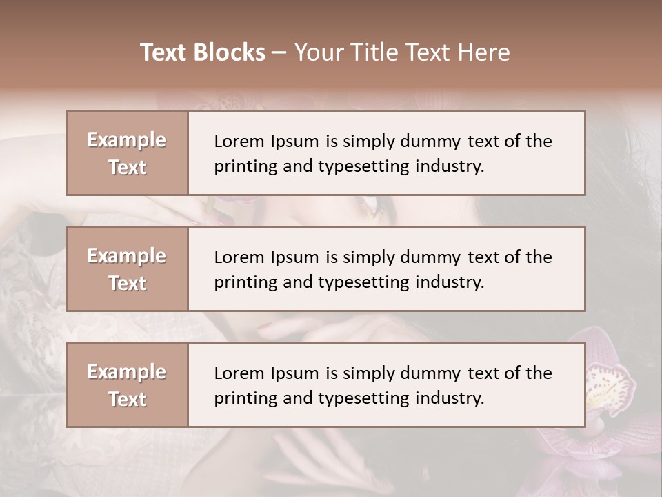 Pretty Eyeshadow Lips PowerPoint Template