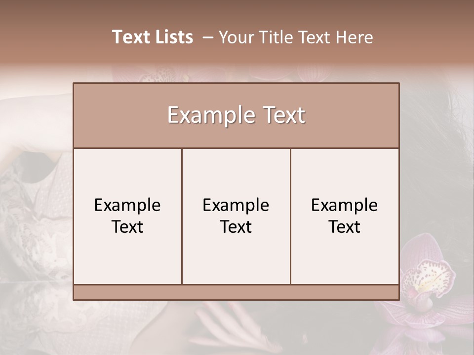 Pretty Eyeshadow Lips PowerPoint Template
