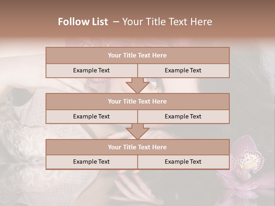 Pretty Eyeshadow Lips PowerPoint Template