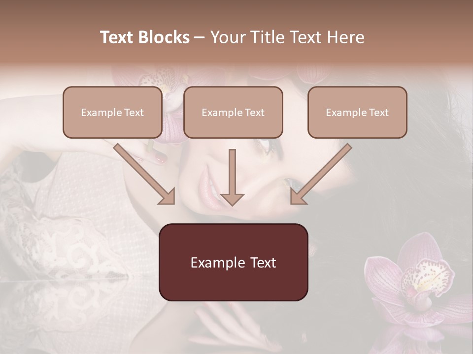 Pretty Eyeshadow Lips PowerPoint Template