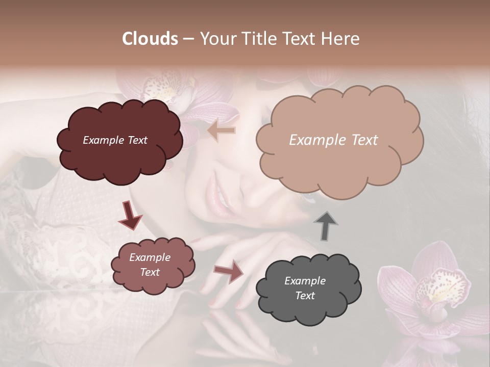 Pretty Eyeshadow Lips PowerPoint Template