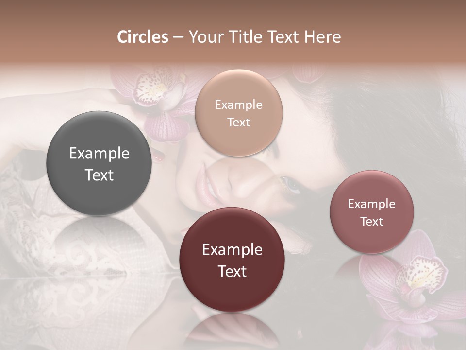 Pretty Eyeshadow Lips PowerPoint Template