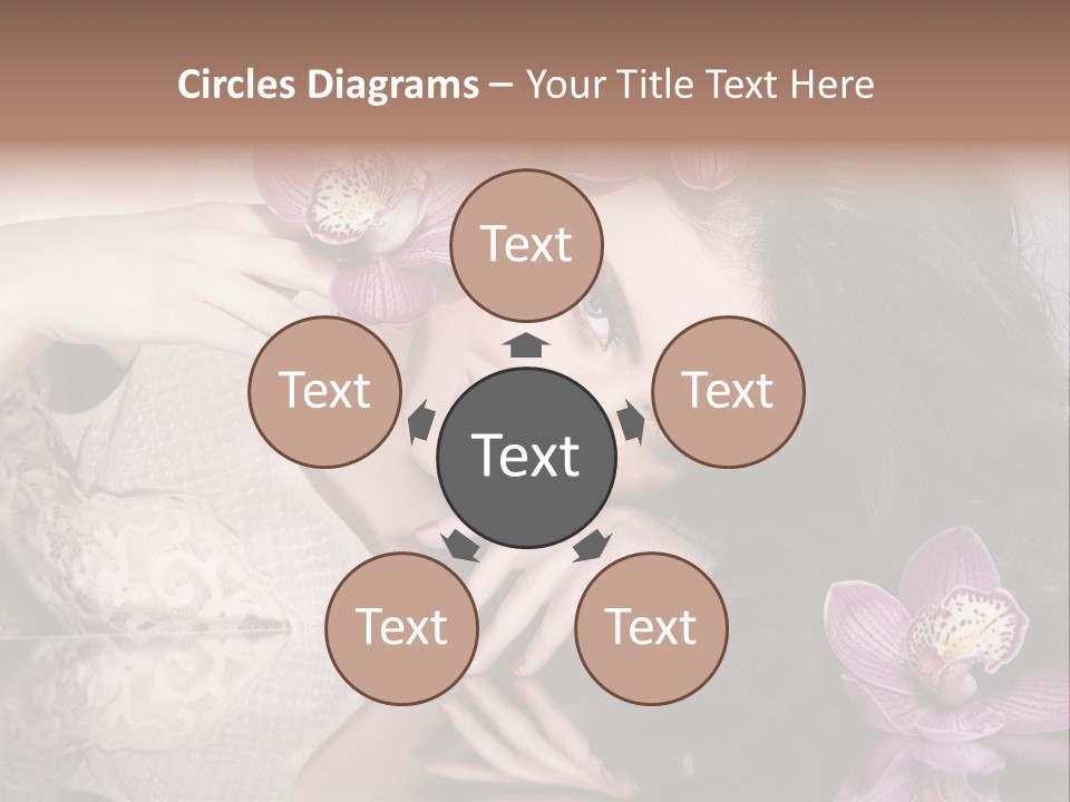 Pretty Eyeshadow Lips PowerPoint Template