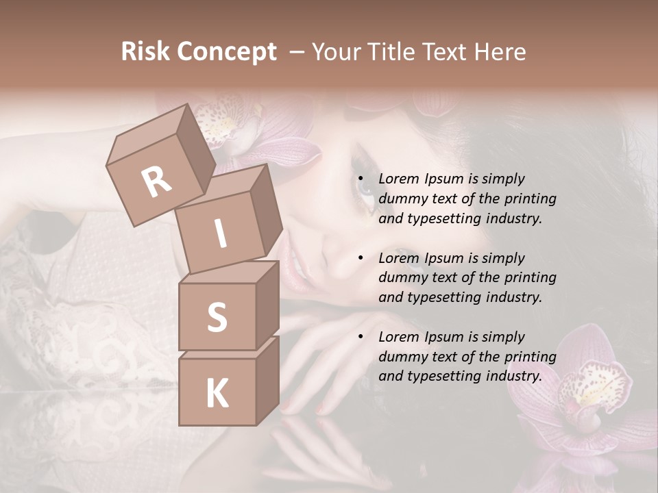 Pretty Eyeshadow Lips PowerPoint Template