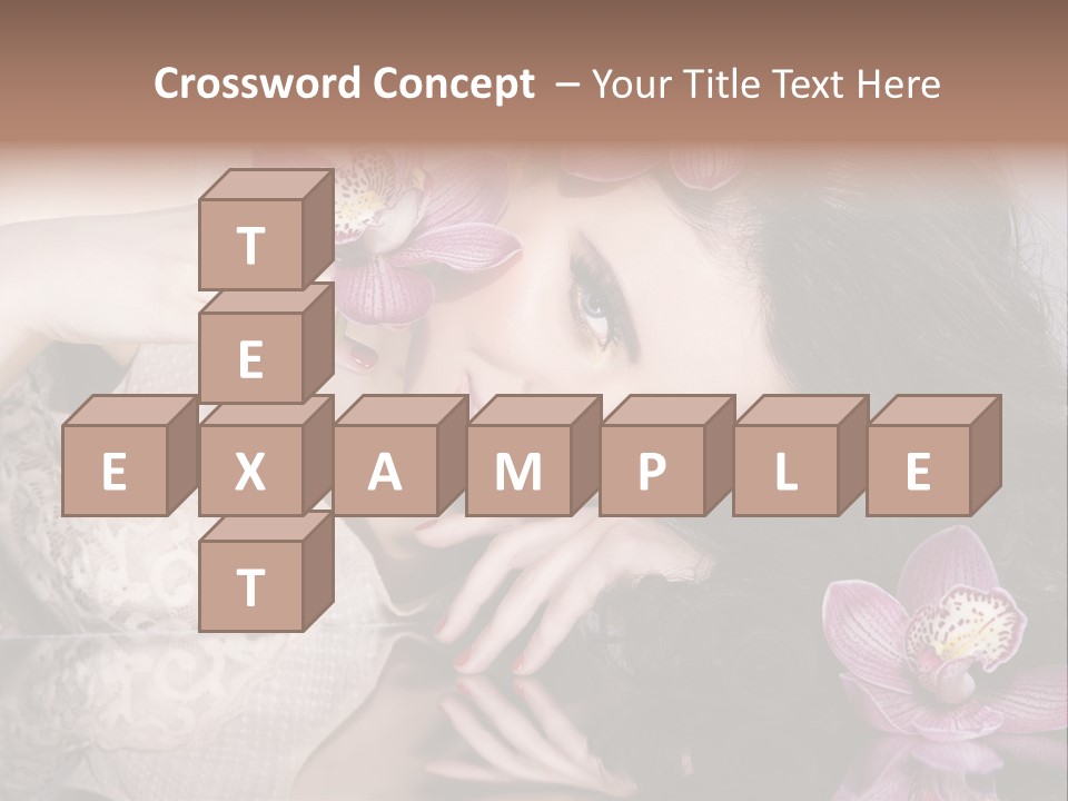 Pretty Eyeshadow Lips PowerPoint Template