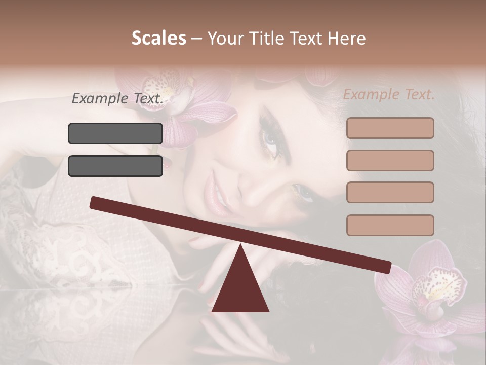 Pretty Eyeshadow Lips PowerPoint Template