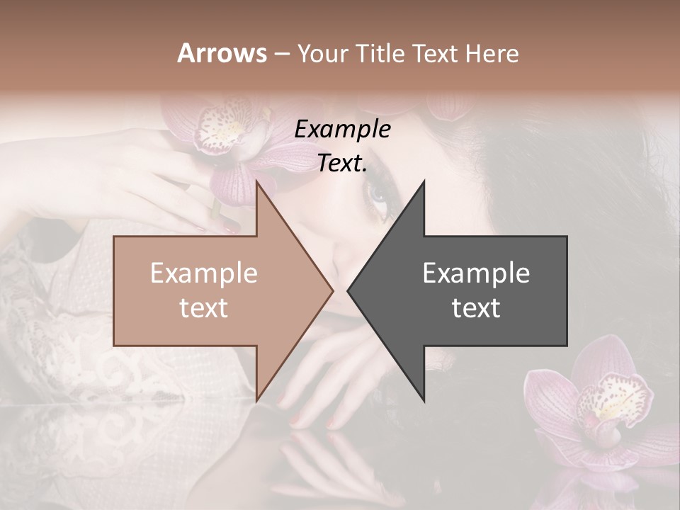 Pretty Eyeshadow Lips PowerPoint Template