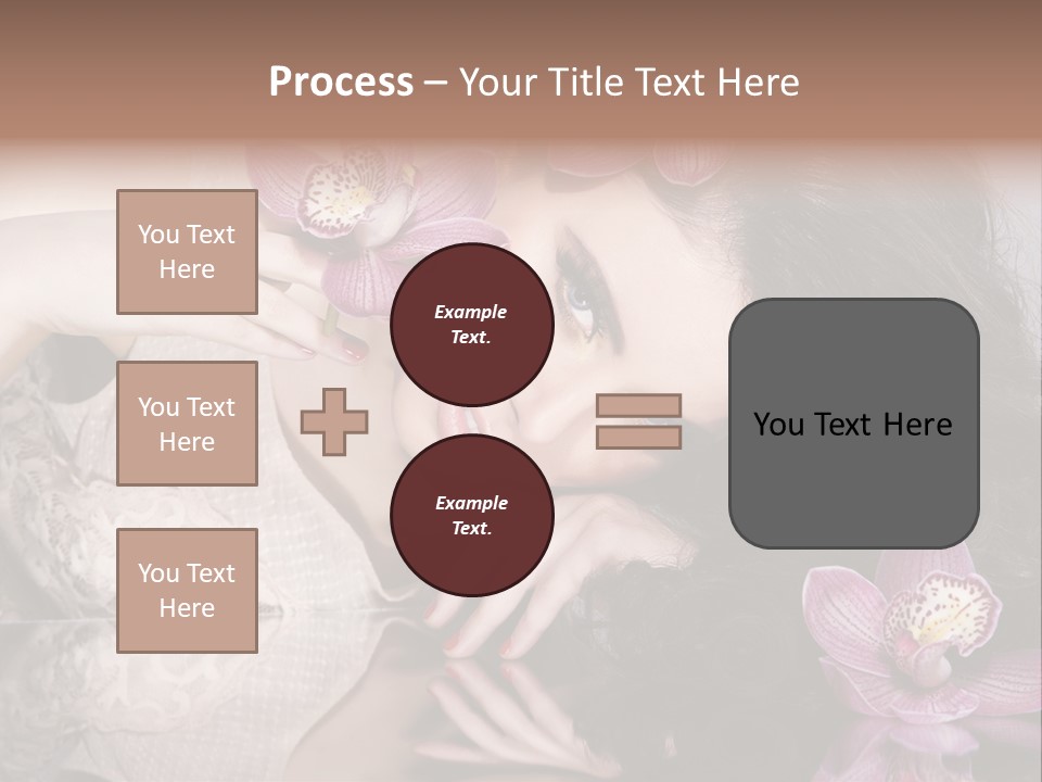 Pretty Eyeshadow Lips PowerPoint Template