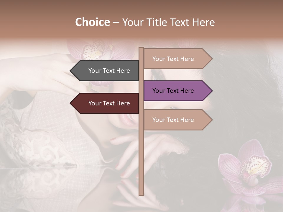 Pretty Eyeshadow Lips PowerPoint Template