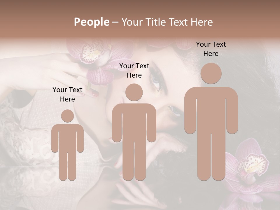 Pretty Eyeshadow Lips PowerPoint Template