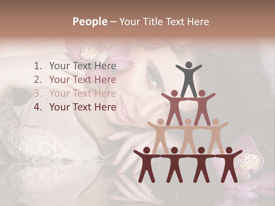 Pretty Eyeshadow Lips PowerPoint Template