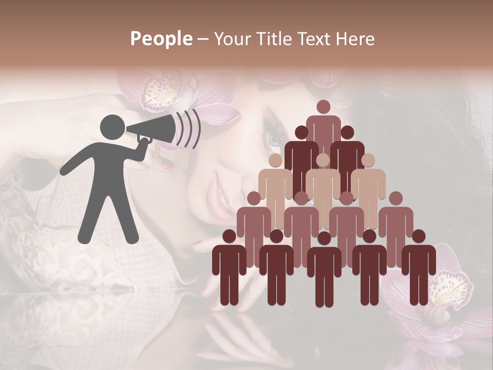 Pretty Eyeshadow Lips PowerPoint Template