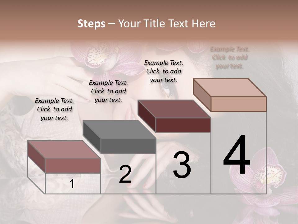 Pretty Eyeshadow Lips PowerPoint Template