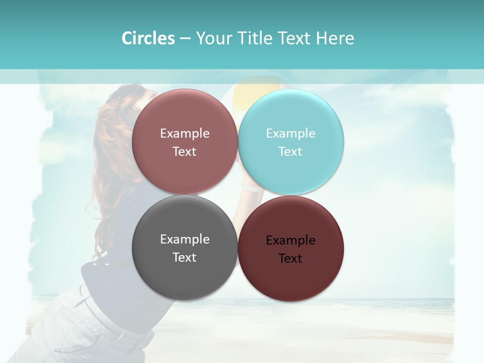 Summer Beach Playful PowerPoint Template