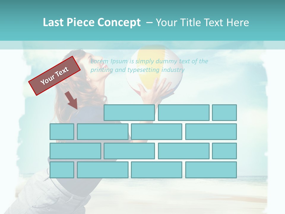 Summer Beach Playful PowerPoint Template