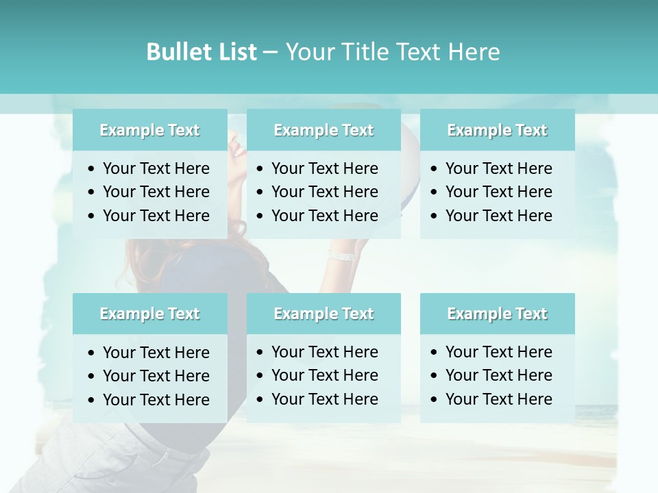 Summer Beach Playful PowerPoint Template