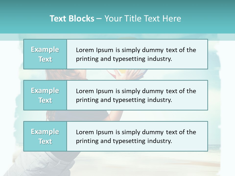 Summer Beach Playful PowerPoint Template