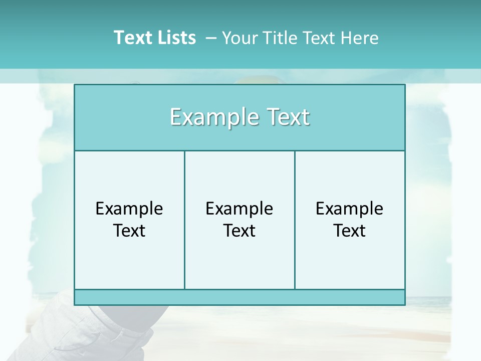 Summer Beach Playful PowerPoint Template