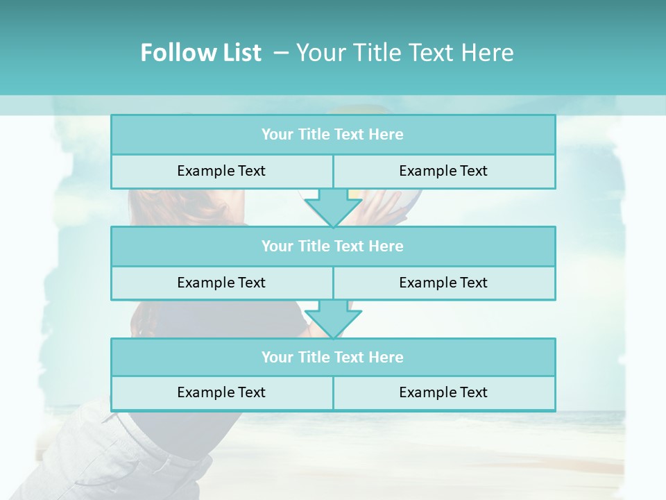 Summer Beach Playful PowerPoint Template