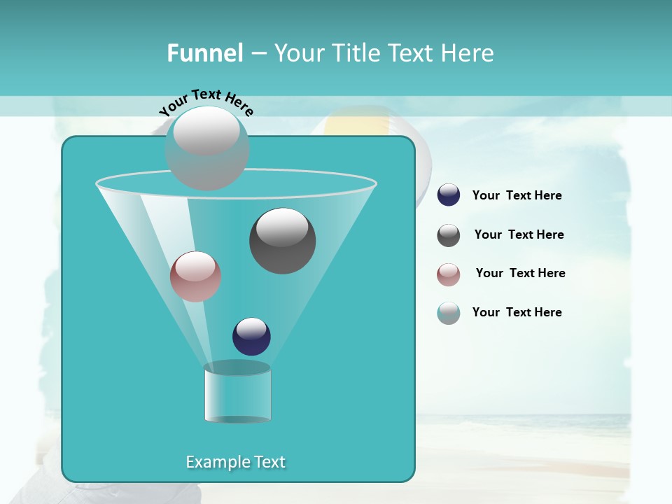 Summer Beach Playful PowerPoint Template