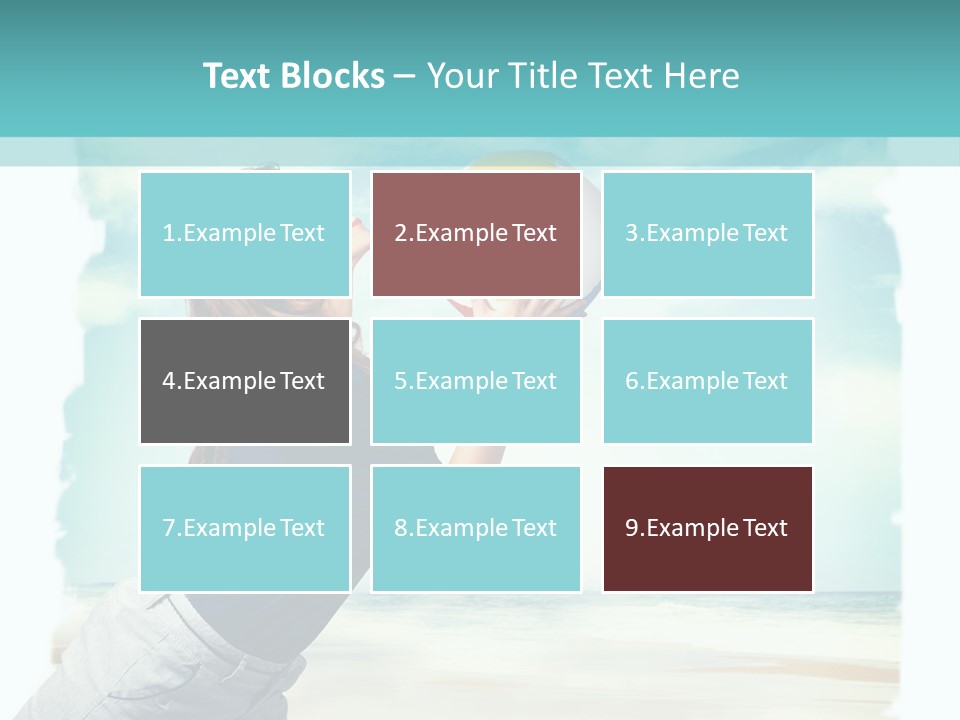 Summer Beach Playful PowerPoint Template