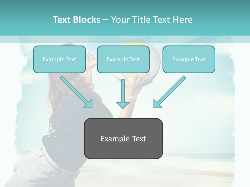 Summer Beach Playful PowerPoint Template