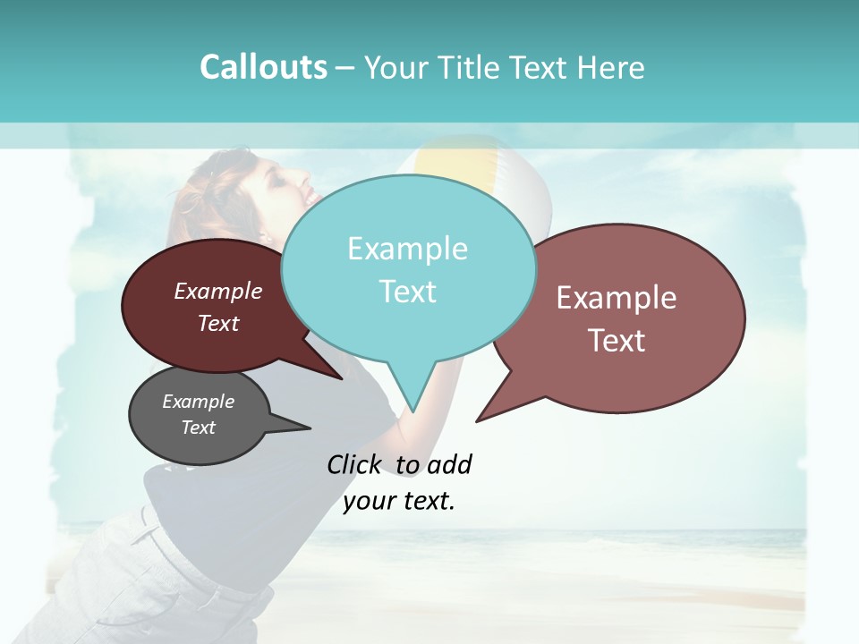 Summer Beach Playful PowerPoint Template