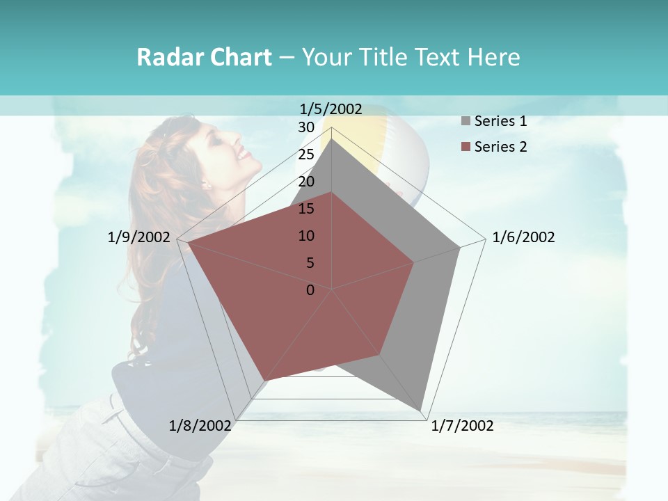 Summer Beach Playful PowerPoint Template