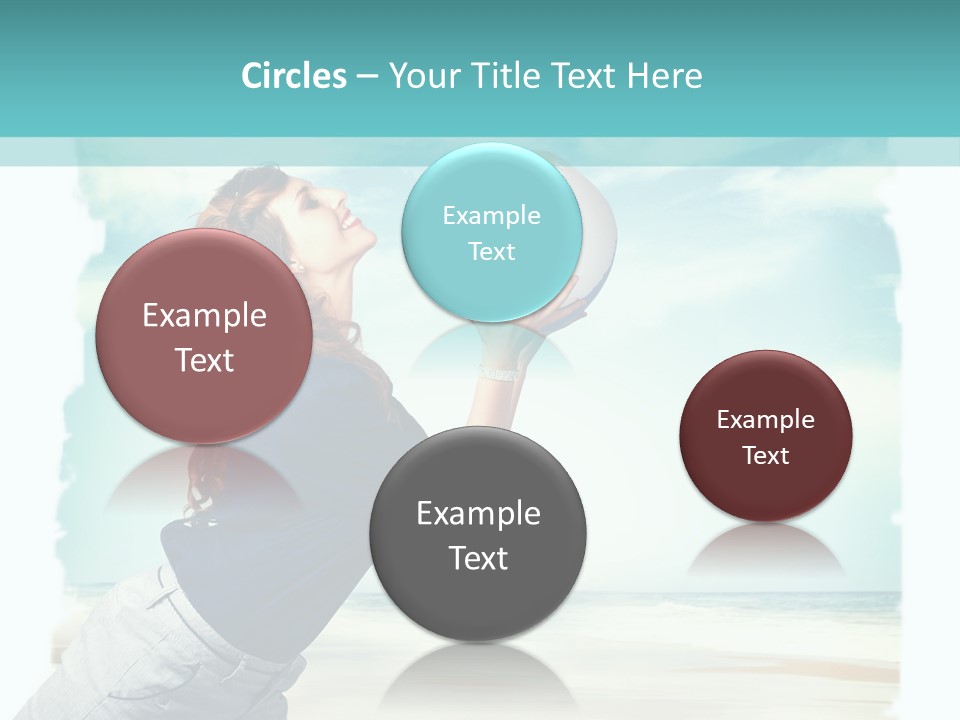 Summer Beach Playful PowerPoint Template