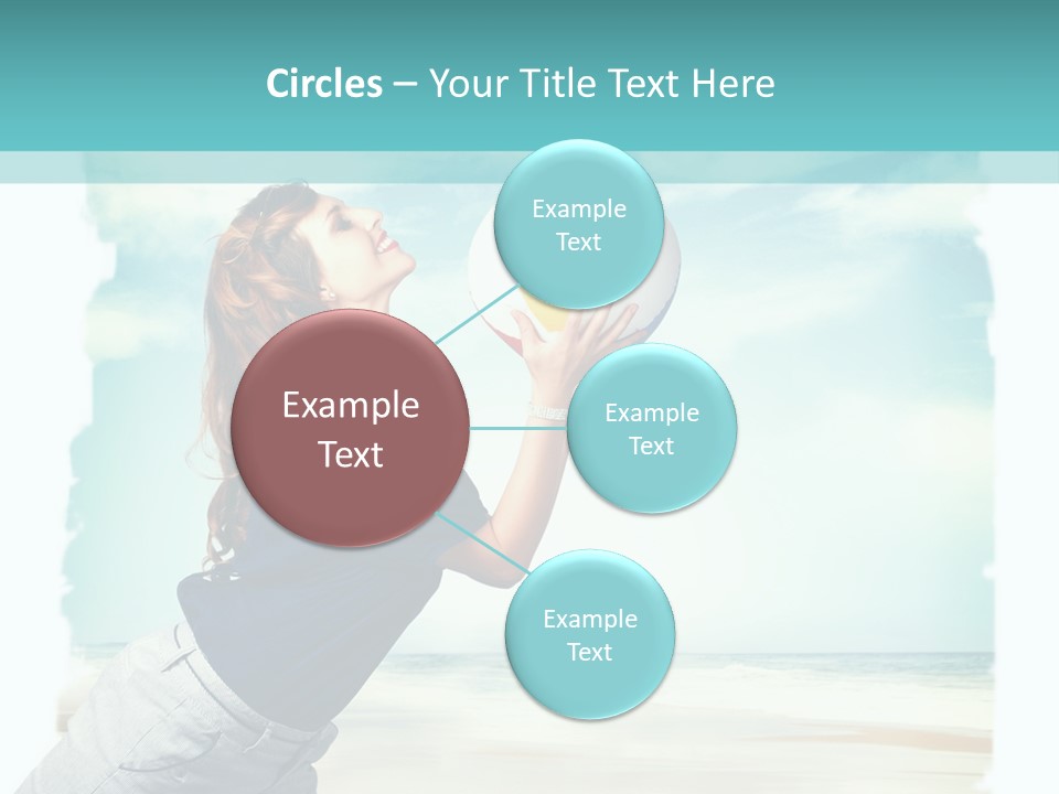 Summer Beach Playful PowerPoint Template