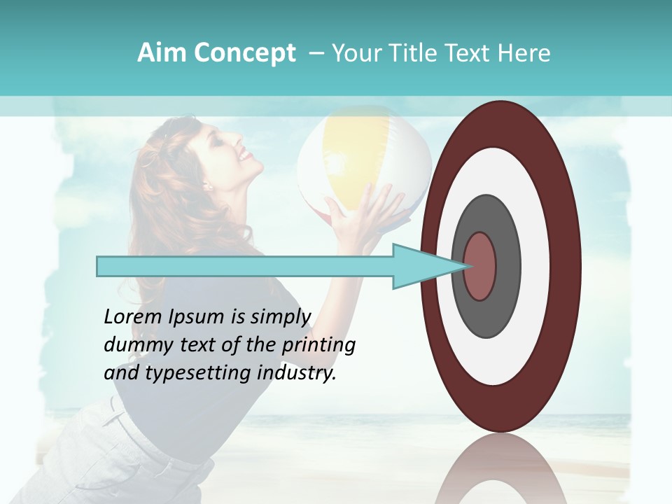 Summer Beach Playful PowerPoint Template