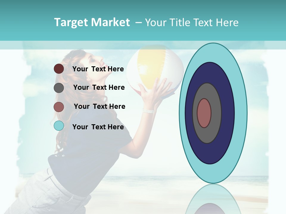 Summer Beach Playful PowerPoint Template