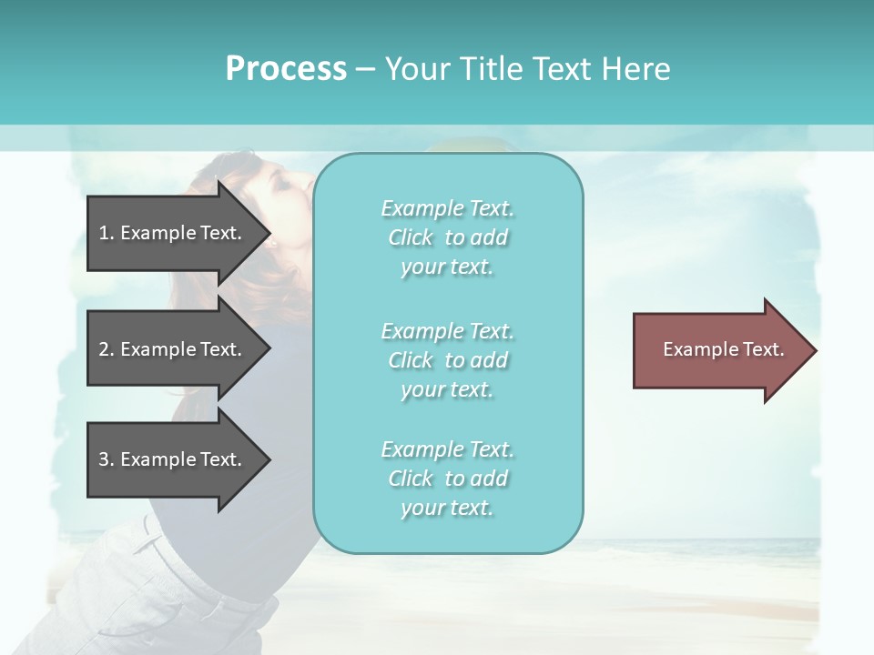 Summer Beach Playful PowerPoint Template